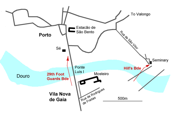 Map of Porto